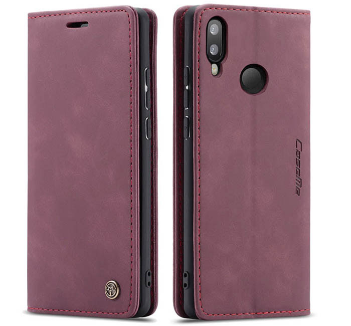 CaseMe Samsung Galaxy A10 Wallet Kickstand Magnetic Flip Leather Case