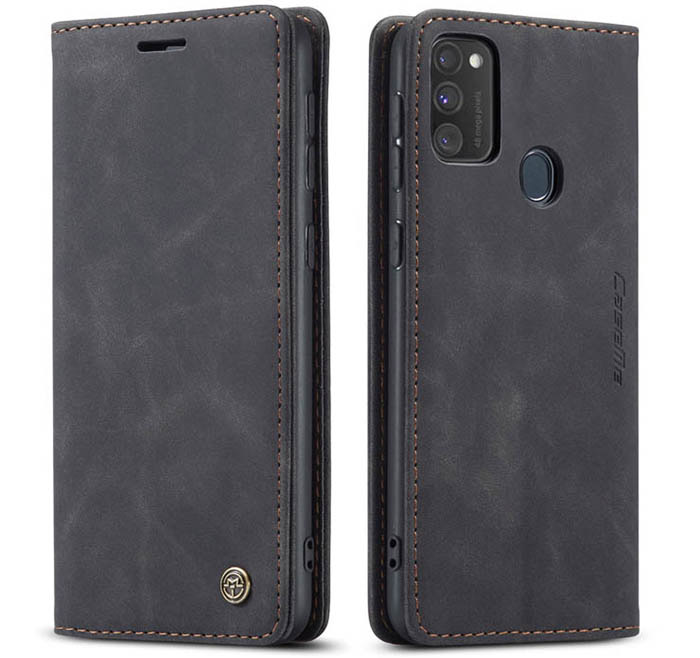 CaseMe Samsung Galaxy M30S/M21 Wallet Kickstand Magnetic Flip Leather Case