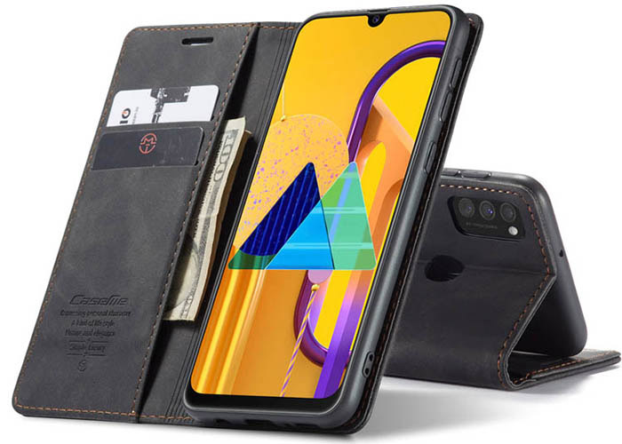 CaseMe Samsung Galaxy M30S/M21 Wallet Kickstand Magnetic Flip Leather Case