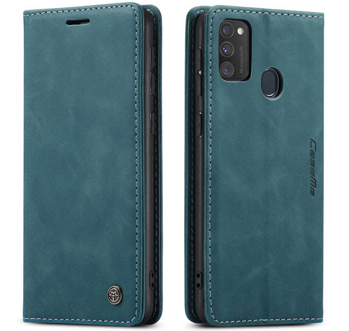 CaseMe Samsung Galaxy M30S/M21 Wallet Kickstand Magnetic Flip Leather Case