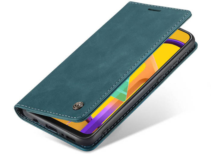 CaseMe Samsung Galaxy M30S/M21 Wallet Kickstand Magnetic Flip Leather Case