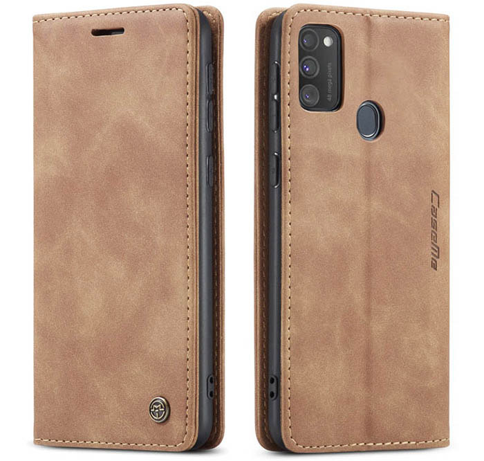 CaseMe Samsung Galaxy M30S/M21 Wallet Kickstand Magnetic Flip Leather Case