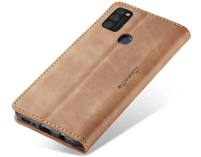 CaseMe Samsung Galaxy M30S/M21 Wallet Kickstand Magnetic Flip Leather Case