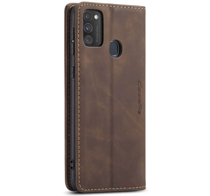 CaseMe Samsung Galaxy M30S/M21 Wallet Kickstand Magnetic Flip Leather Case