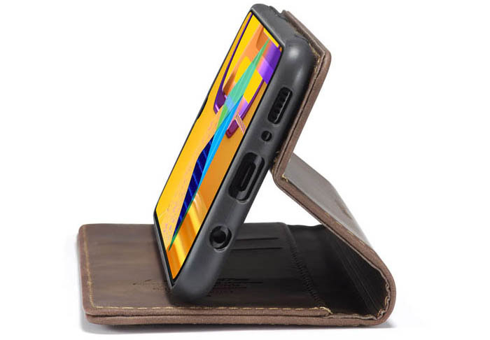 CaseMe Samsung Galaxy M30S/M21 Wallet Kickstand Magnetic Flip Leather Case