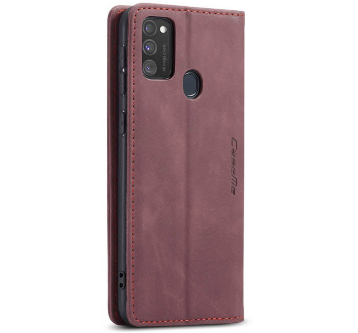 CaseMe Samsung Galaxy M30S/M21 Wallet Kickstand Magnetic Flip Leather Case