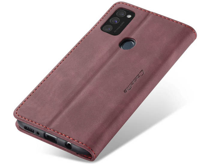 CaseMe Samsung Galaxy M30S/M21 Wallet Kickstand Magnetic Flip Leather Case