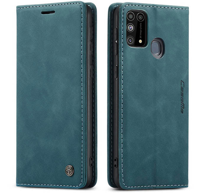 CaseMe Samsung Galaxy M31 Wallet Kickstand Magnetic Flip Leather Case