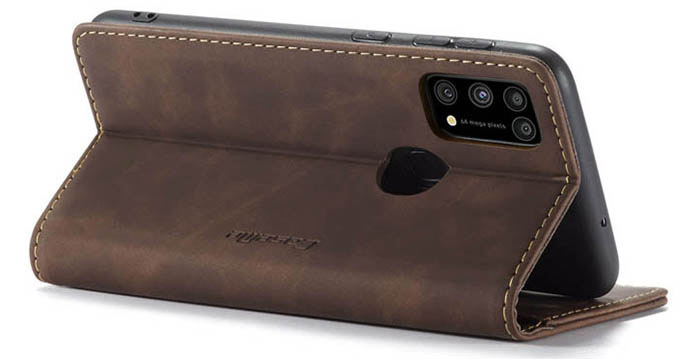 CaseMe Samsung Galaxy M31 Wallet Kickstand Magnetic Flip Leather Case