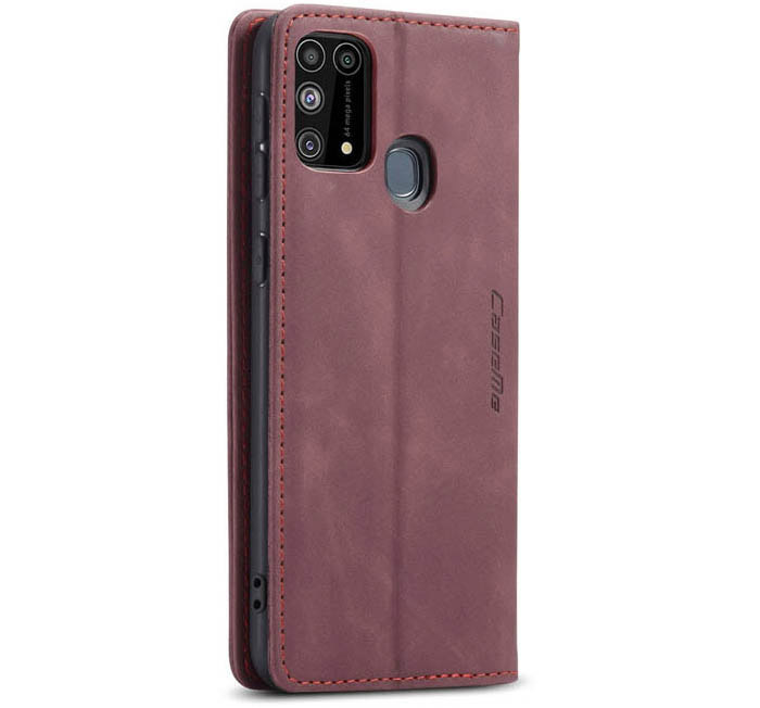 CaseMe Samsung Galaxy M31 Wallet Kickstand Magnetic Flip Leather Case