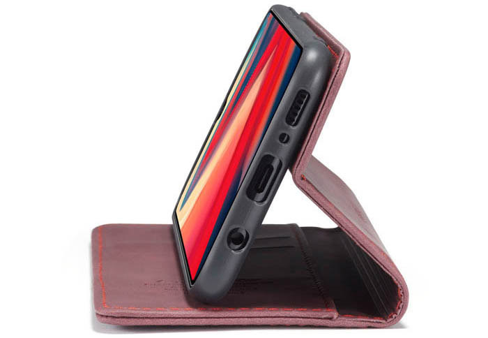 CaseMe Samsung Galaxy M31 Wallet Kickstand Magnetic Flip Leather Case