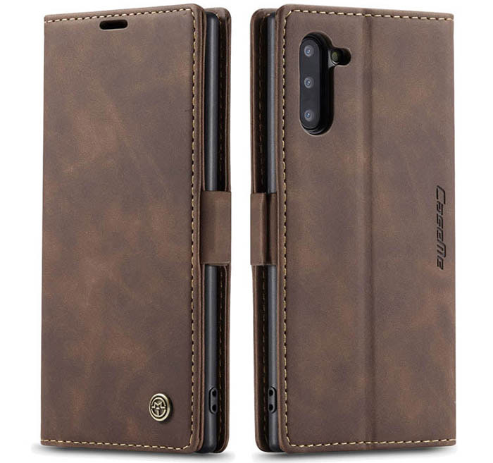 CaseMe Samsung Galaxy Note 10 Wallet Kickstand Magnetic Flip Leather Case