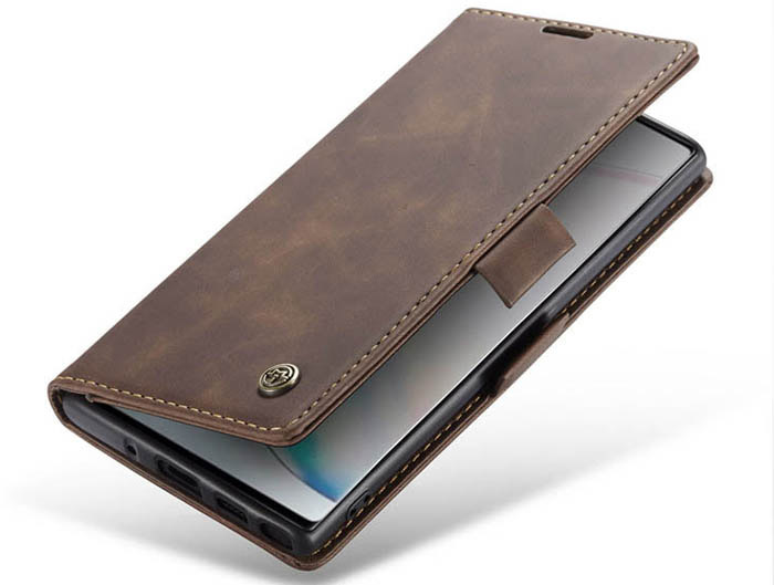 CaseMe Samsung Galaxy Note 10 Wallet Kickstand Magnetic Flip Leather Case