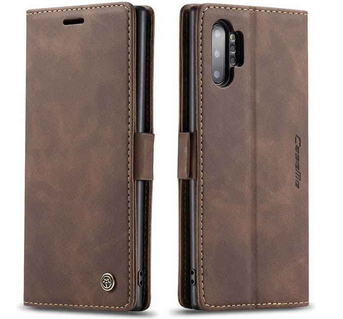 CaseMe Samsung Galaxy Note 10 Plus Wallet Kickstand Magnetic Flip Leather Case