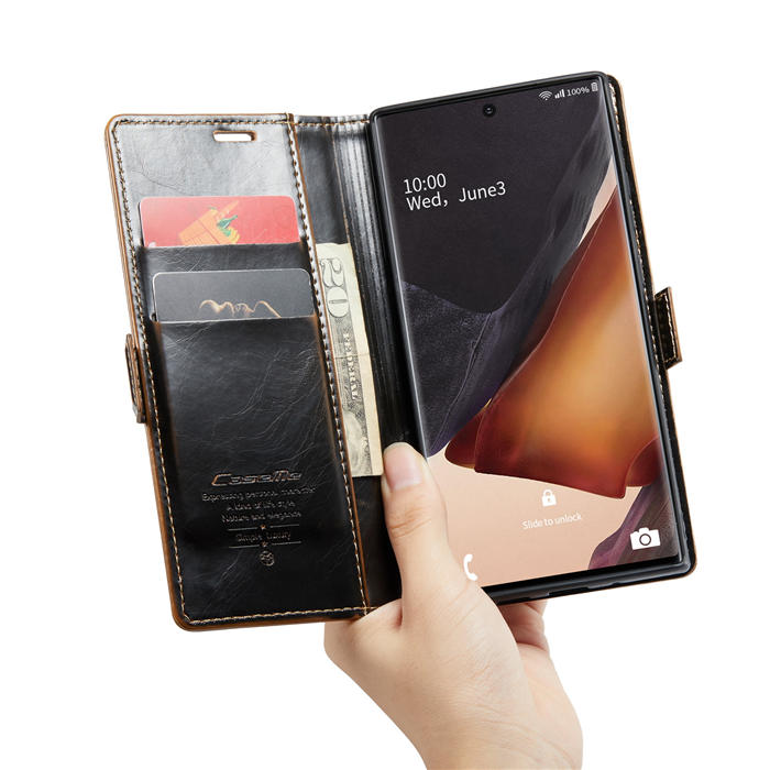 CaseMe Samsung Galaxy Note 20 Ultra Wallet Kickstand Magnetic Flip Case