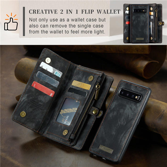 CaseMe Samsung Galaxy S10 Wallet Case with Wrist Strap