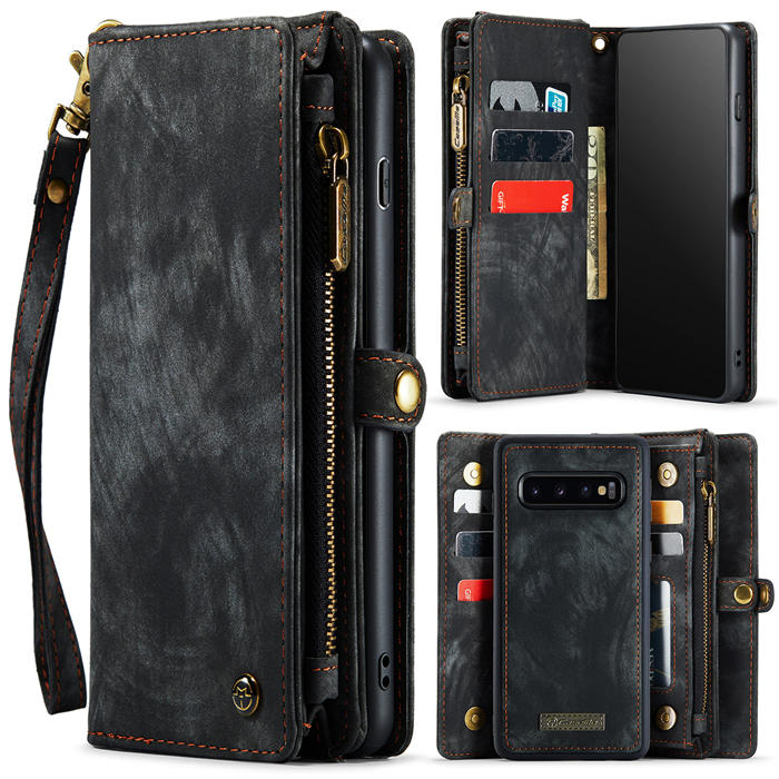 CaseMe Samsung Galaxy S10 Wallet Case with Wrist Strap