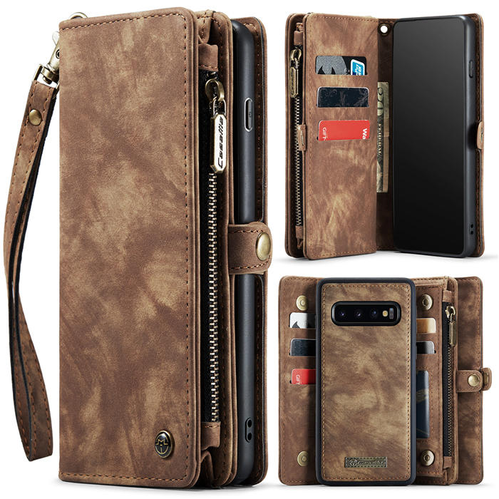 CaseMe Samsung Galaxy S10 Wallet Case with Wrist Strap