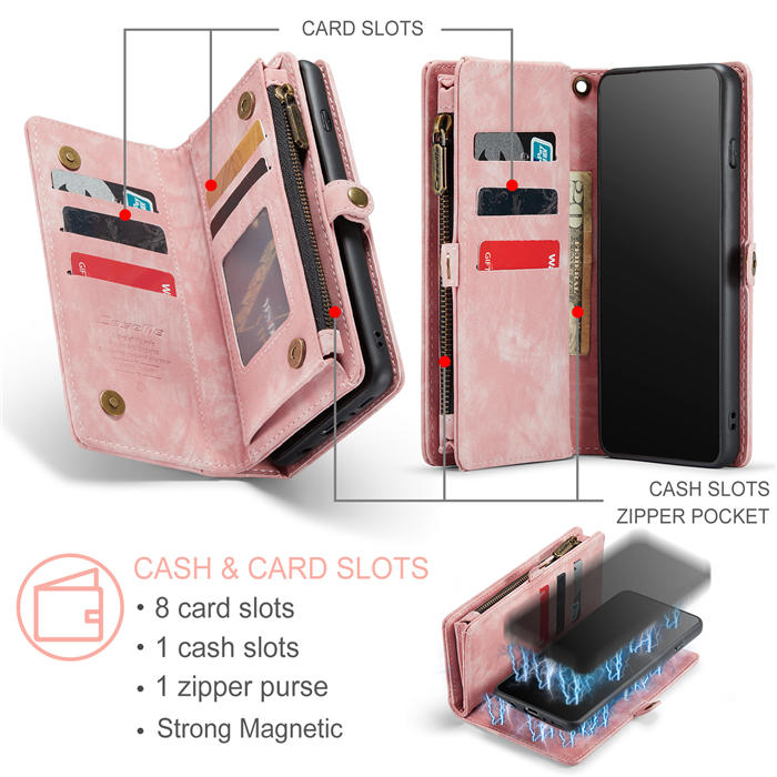 CaseMe Samsung Galaxy S10 Plus Wallet Case with Wrist Strap