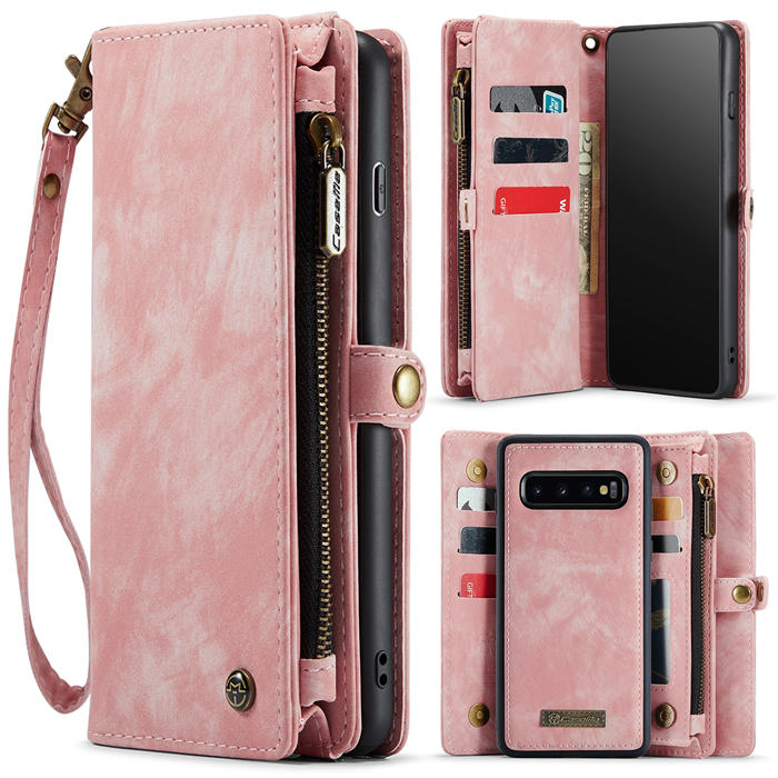 CaseMe Samsung Galaxy S10 Wallet Case with Wrist Strap