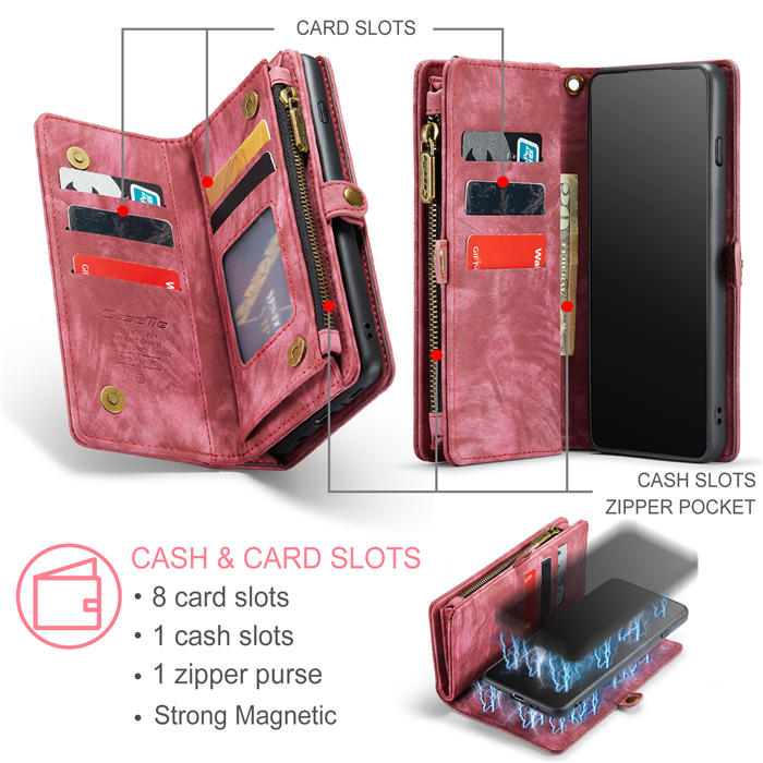 CaseMe Samsung Galaxy S10 Wallet Case with Wrist Strap