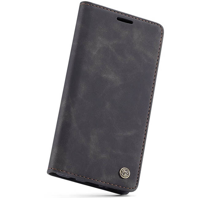 CaseMe Samsung Galaxy S10 Plus Retro Wallet Kickstand Magnetic Flip Leather Case