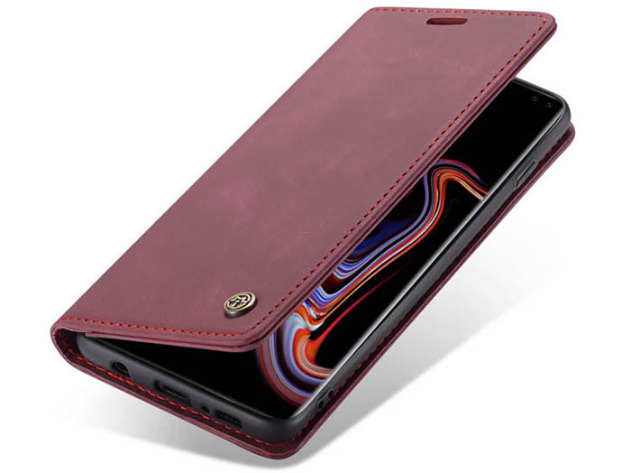 CaseMe Samsung Galaxy S10 Plus Retro Wallet Kickstand Magnetic Flip Leather Case