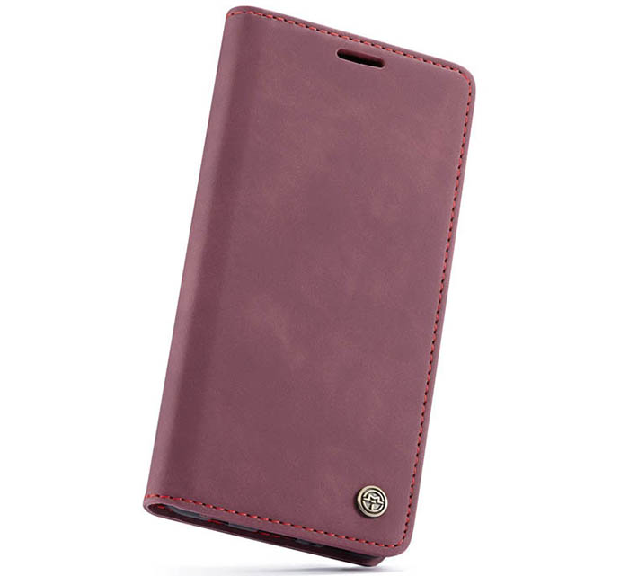CaseMe Samsung Galaxy S10 5G Retro Wallet Kickstand Magnetic Flip Leather Case