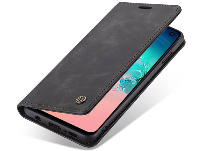 CaseMe Samsung Galaxy S10e Retro Wallet Kickstand Magnetic Flip Leather Case