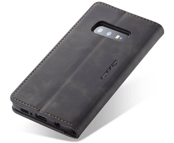 CaseMe Samsung Galaxy S10e Retro Wallet Kickstand Magnetic Flip Leather Case