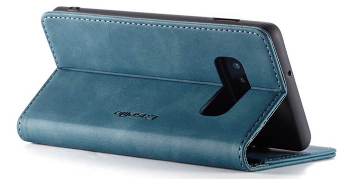 CaseMe Samsung Galaxy S10e Retro Wallet Kickstand Magnetic Flip Leather Case