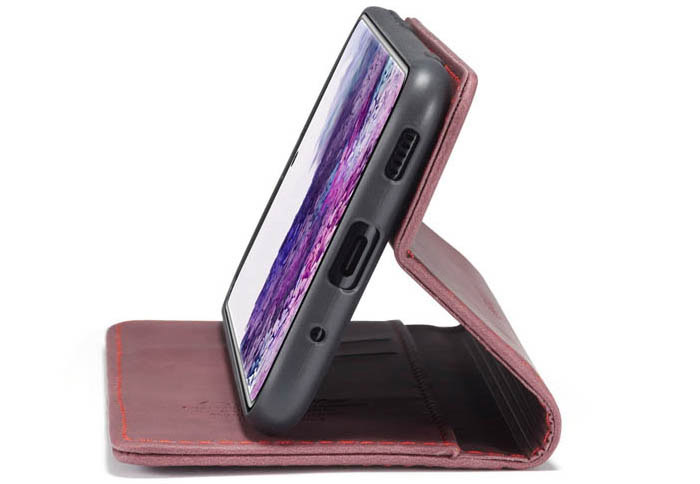 CaseMe Samsung Galaxy S20 Wallet Kickstand Magnetic Flip Leather Case