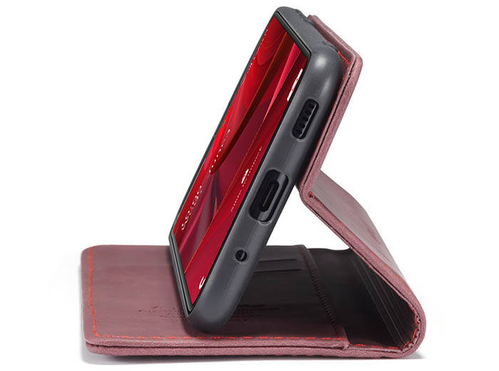 CaseMe Samsung Galaxy S20 FE Wallet Kickstand Magnetic Flip Leather Case