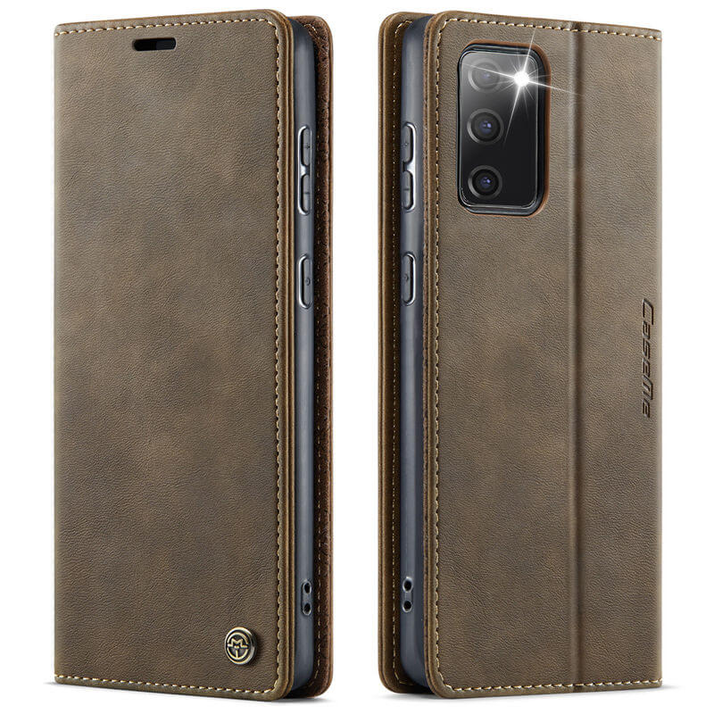 CaseMe Samsung Galaxy S20 FE Magnetic Wallet Case with RFID Blocking