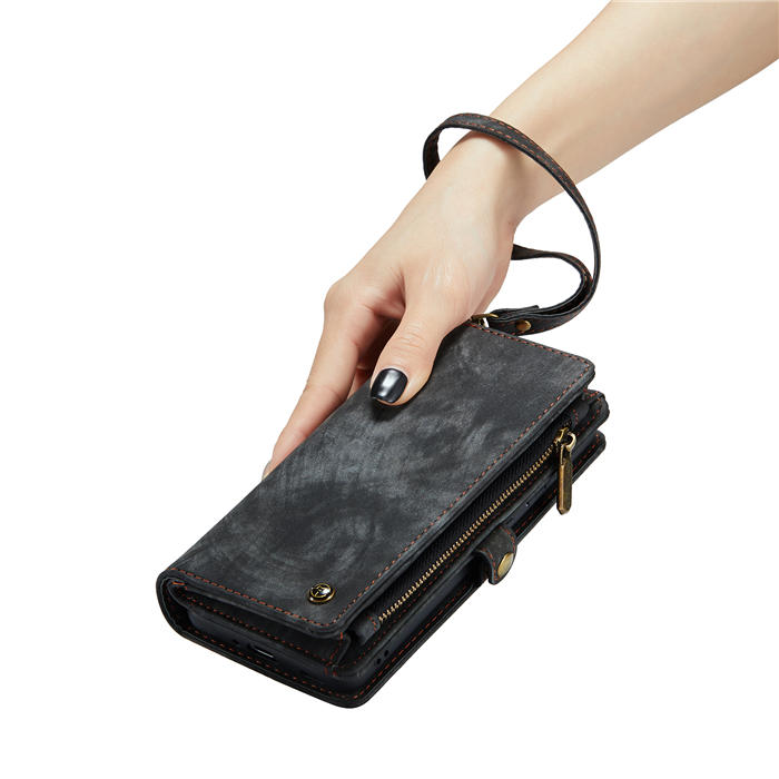 CaseMe Samsung Galaxy S20 FE Zipper Wallet Magnetic Detachable 2 in 1 Case