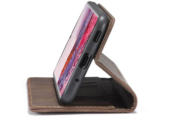 CaseMe Samsung Galaxy S20 Plus Wallet Kickstand Magnetic Flip Leather Case