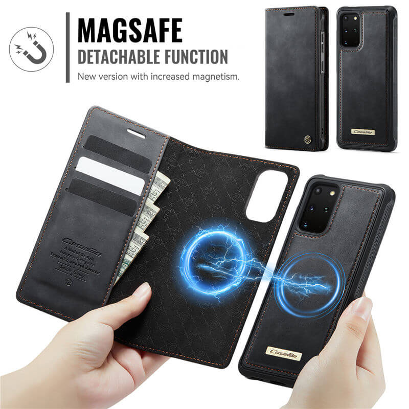 CaseMe Samsung Galaxy S20 Plus 2-in-1 Magnetic Wallet Case