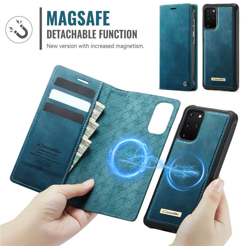 CaseMe Samsung Galaxy S20 Plus 2-in-1 Magnetic Wallet Case