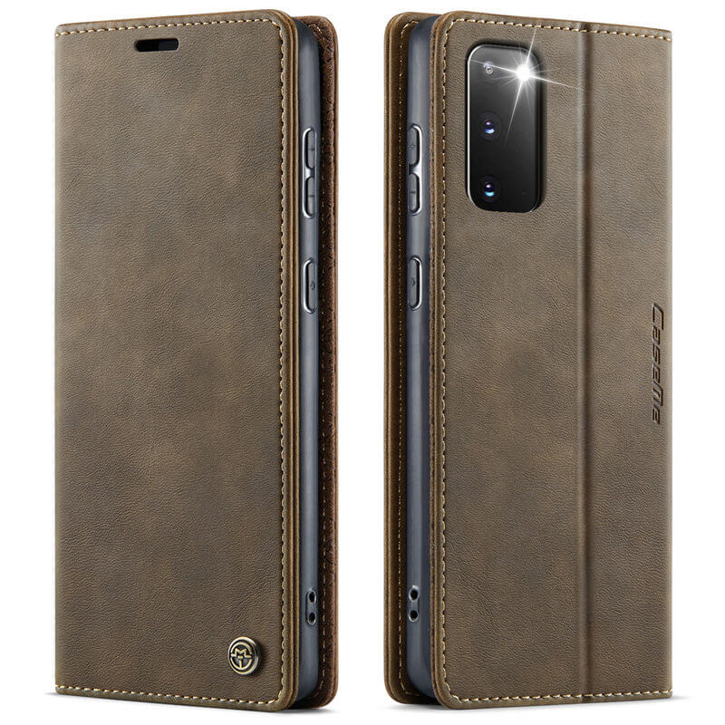 CaseMe Samsung Galaxy S20 Magnetic Wallet Case with RFID Blocking