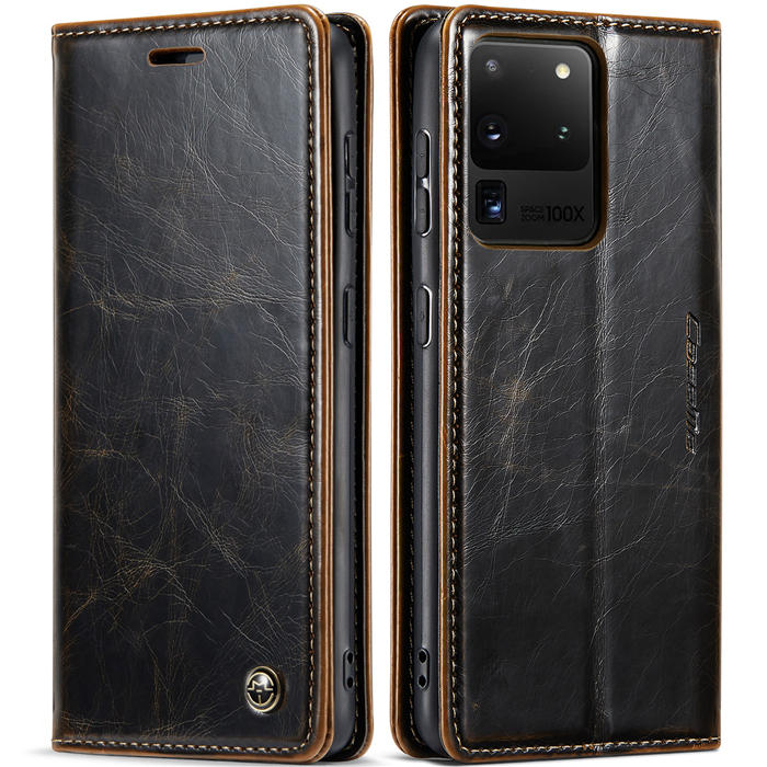 CaseMe Samsung Galaxy S20 Ultra Wallet Kickstand Magnetic Flip Case