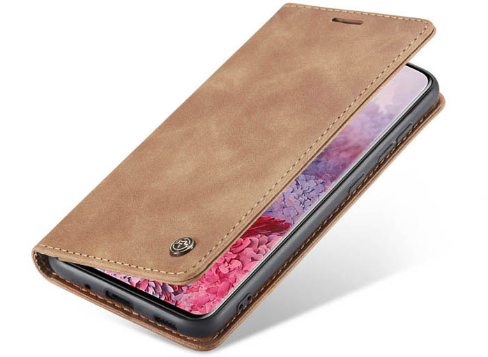 CaseMe Samsung Galaxy S20 Ultra Wallet Kickstand Magnetic Flip Leather Case