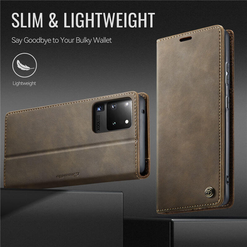 CaseMe Samsung Galaxy S20 Ultra Magnetic Wallet Case with RFID Blocking