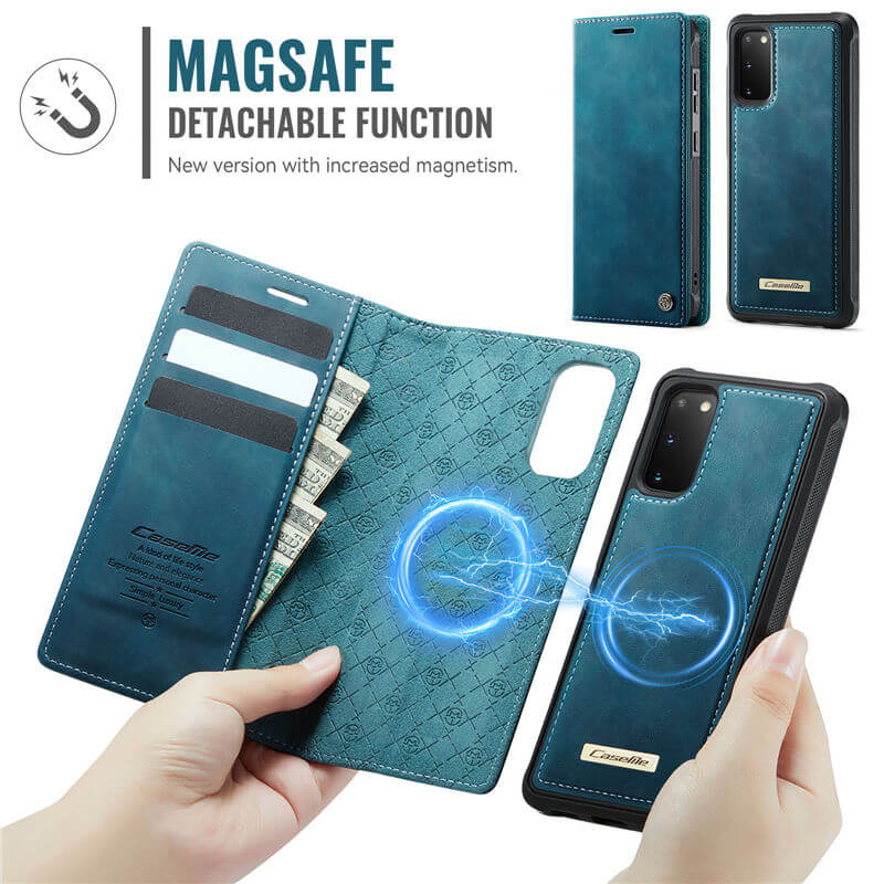 CaseMe Samsung Galaxy S20 2-in-1 Magnetic Wallet Case