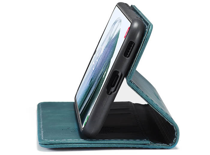 CaseMe Samsung Galaxy S21 Plus Wallet Kickstand Magnetic Flip Leather Case