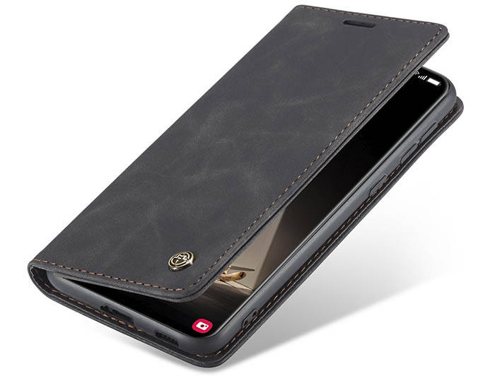 CaseMe Samsung Galaxy S21 FE Wallet Kickstand Magnetic Flip Leather Case