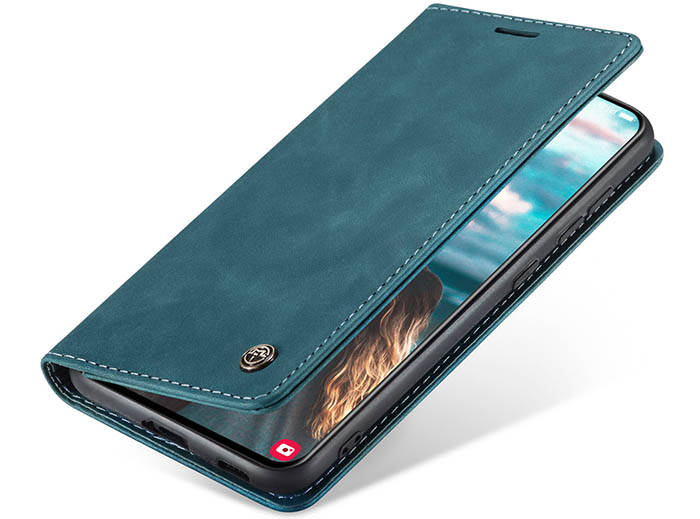 CaseMe Samsung Galaxy S21 FE Wallet Kickstand Magnetic Flip Leather Case