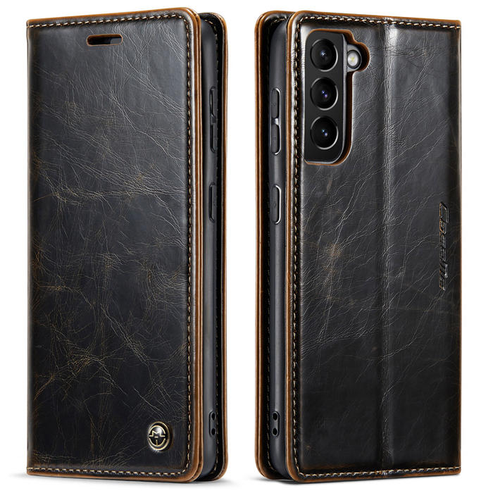 CaseMe Samsung Galaxy S21 FE Wallet Kickstand Magnetic Flip Case