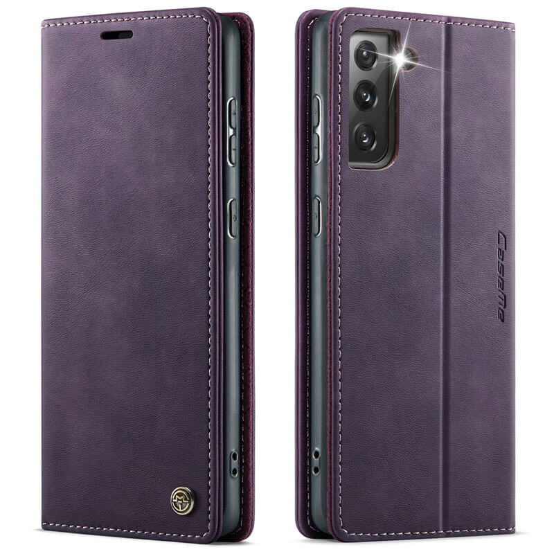 CaseMe Samsung Galaxy S21 Magnetic Wallet Case with RFID Blocking