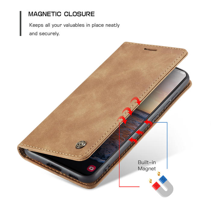 CaseMe Samsung Galaxy S23 Wallet Kickstand Magnetic Case