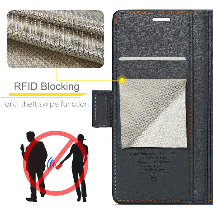 CaseMe Samsung Galaxy S23 FE Wallet RFID Blocking Case